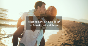 Romance couple leaning close in soft golden light — symbolizing trust, intimacy, and emotional connection.